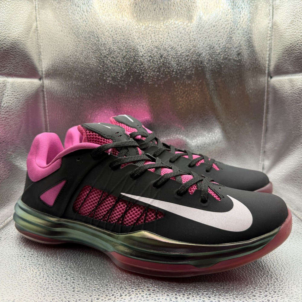 Size 11 Nike KD 5 V Elite Mens Black Pink EYBL Breast Cancer Shoes 554671-005
